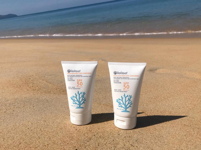 Reef-Safe Sunscreen SPF50 PA+++ ครีมกันแดดทีใช้สารสกัดจากธรรมชาติบำรุงผิวให้สุขภาพดีแบบไม่ทำร้ายธรรมชาติ